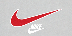 耐克Nike运动品牌标志 - 旋风 swoosh 图案